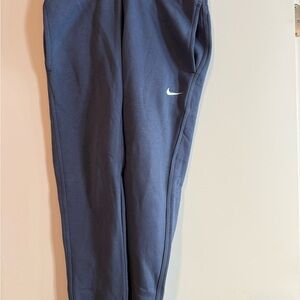 Nike Navy Joggers with White Logo